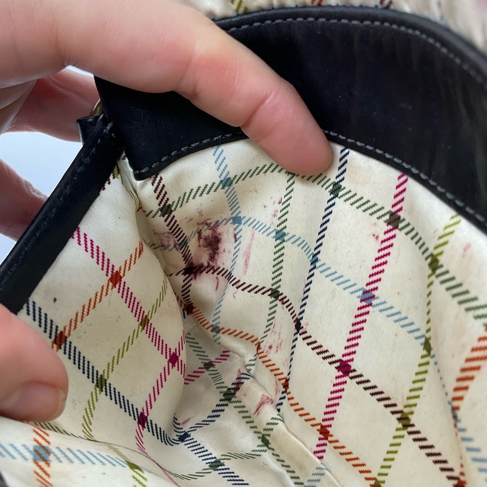 COACH BLACK LEATHER WRISTLET - Picture 4 of 5